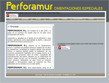 Tablet Screenshot of perforamur.es